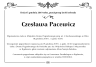 Czesława Pacewicz - nekrolog 2019-12-17